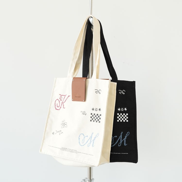 graphic canvas tote グラフィック キャンバストートバッグ