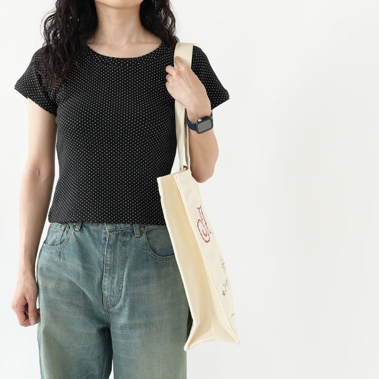graphic canvas tote グラフィック キャンバストートバッグ