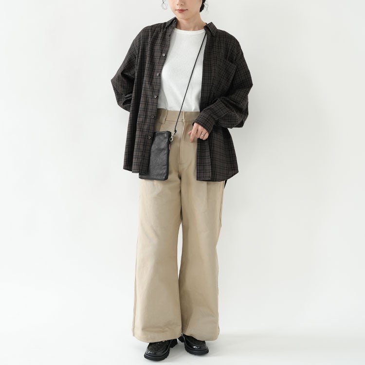 TECH BUTTON DOWN SHIRT L/S PLAIDS テック ボタンダウンシャツ ロングスリーブ プレイド