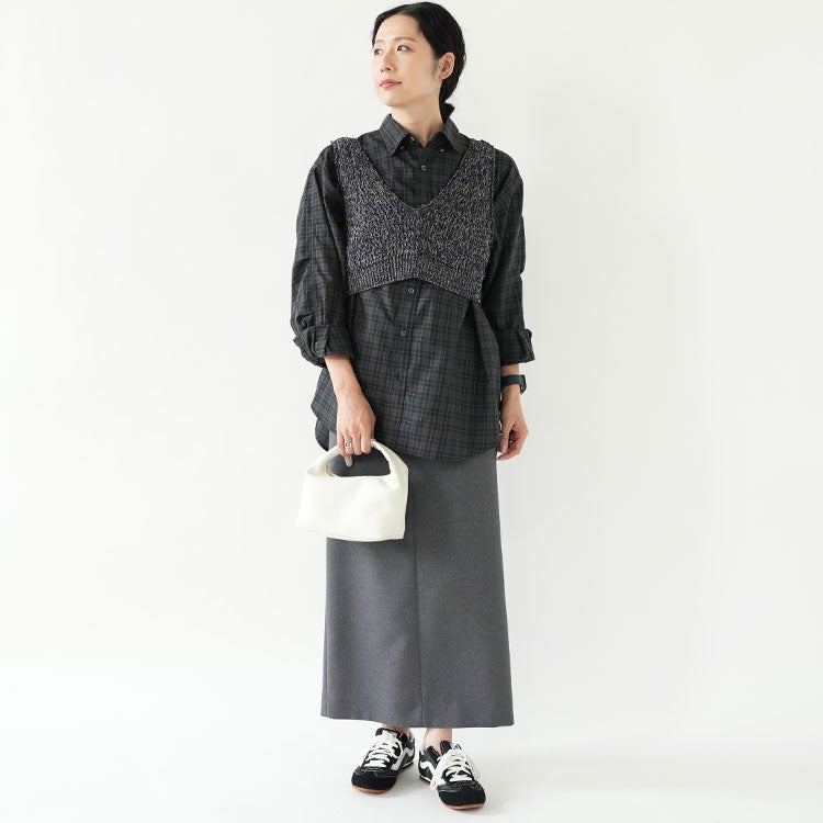TECH BUTTON DOWN SHIRT L/S PLAIDS テック ボタンダウンシャツ ロングスリーブ プレイド