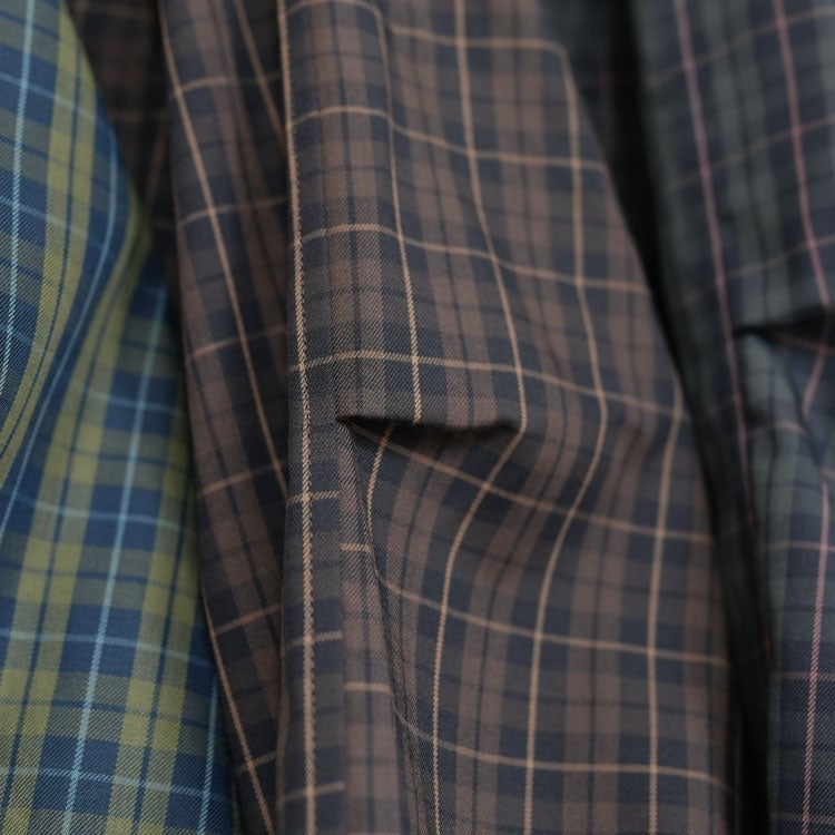 TECH BUTTON DOWN SHIRT L/S PLAIDS テック ボタンダウンシャツ ロングスリーブ プレイド