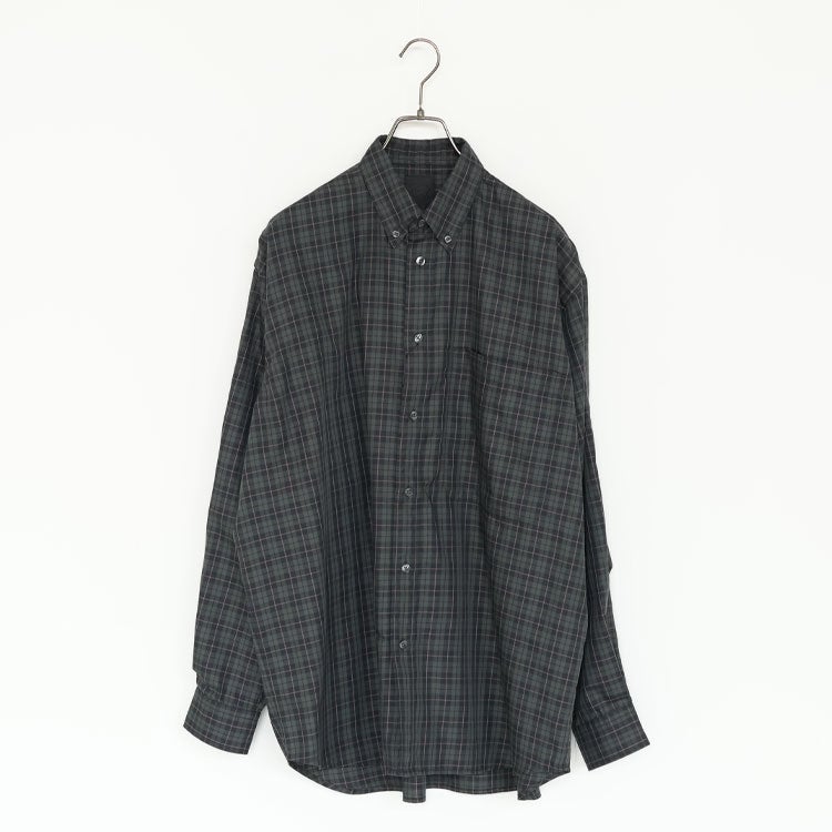 TECH BUTTON DOWN SHIRT L/S PLAIDS テック ボタンダウンシャツ ロング