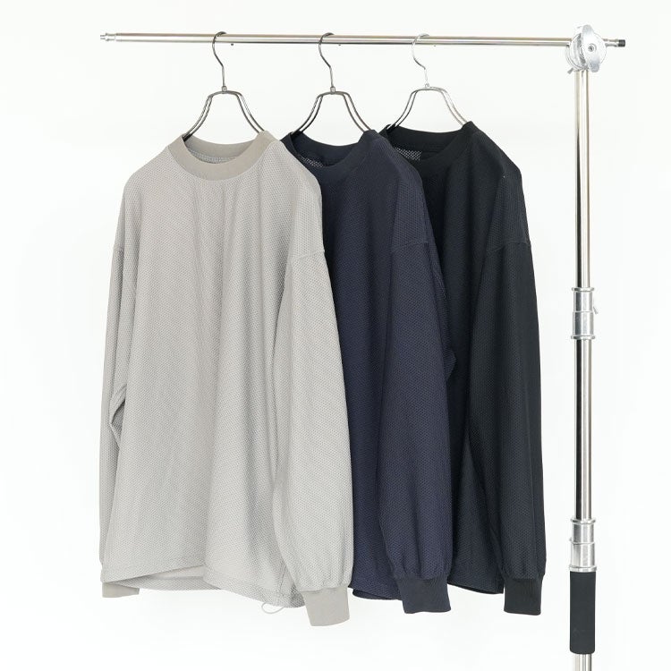 TECH MESH CREW L/S テック メッシュクルーネックロングスリーブTシャツ