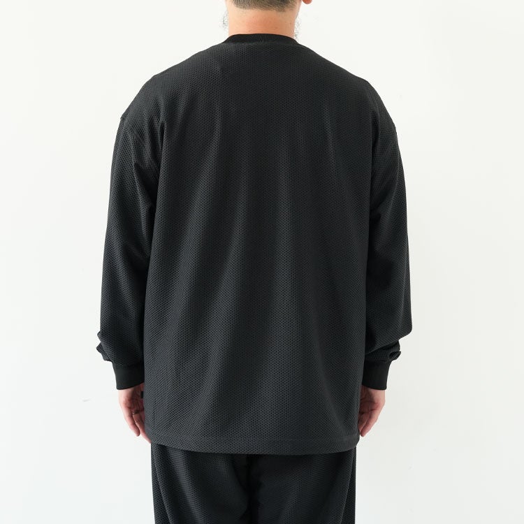 TECH MESH CREW L/S テック メッシュクルーネックロングスリーブTシャツ