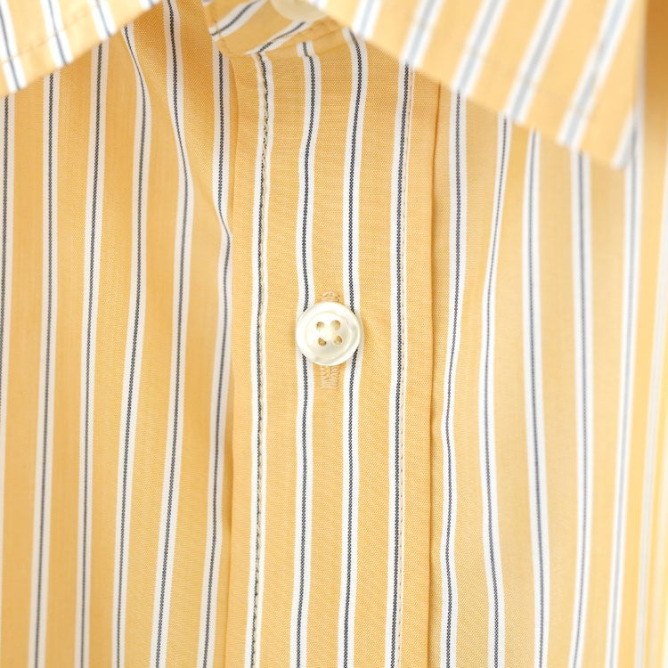 W's TECH REGULAR COLLAR SHIRT L/S STRIPE ウィメンズ テック レギュラーカラーシャツ ロングスリーブ ストライプ