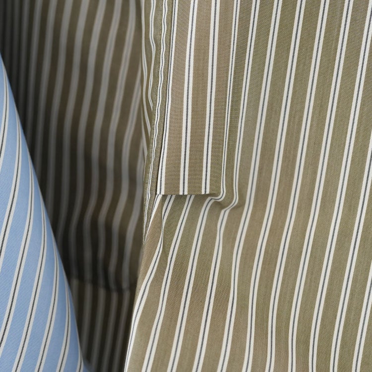 W's TECH REGULAR COLLAR SHIRT L/S STRIPE ウィメンズ テック レギュラーカラーシャツ ロングスリーブ ストライプ