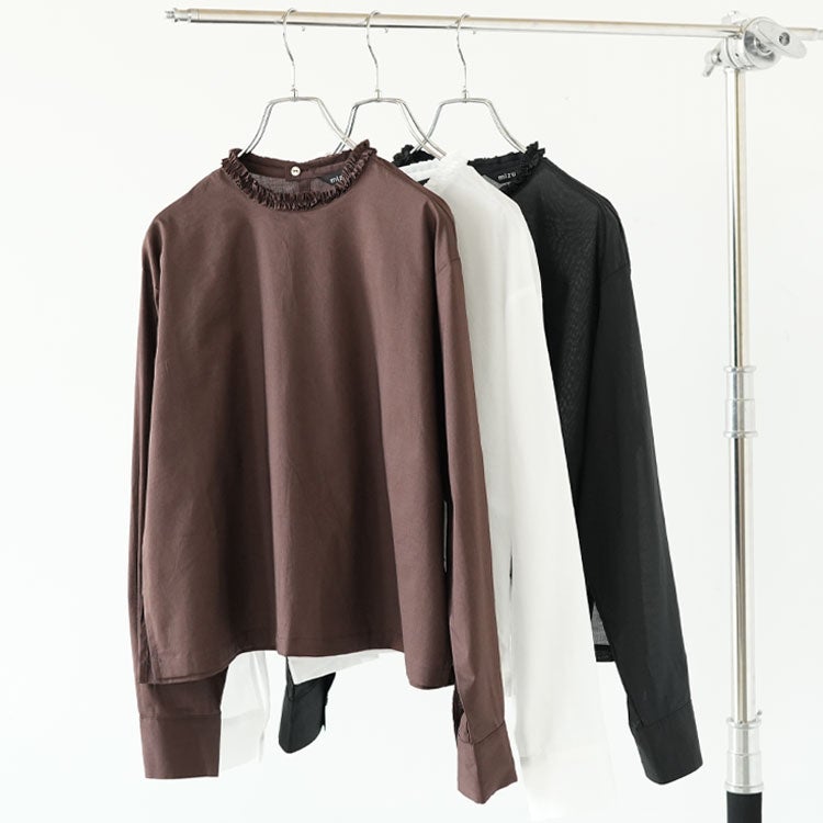 FRILL COLLAR PULLOVER フリルカラープルオーバー