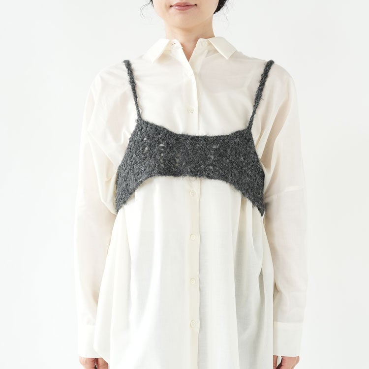 Crochet Knit Bustier クロシェニットビスチェ/62620510/anuke