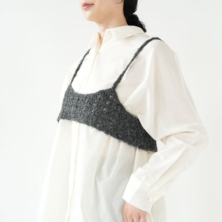 Crochet Knit Bustier クロシェニットビスチェ/62620510/anuke