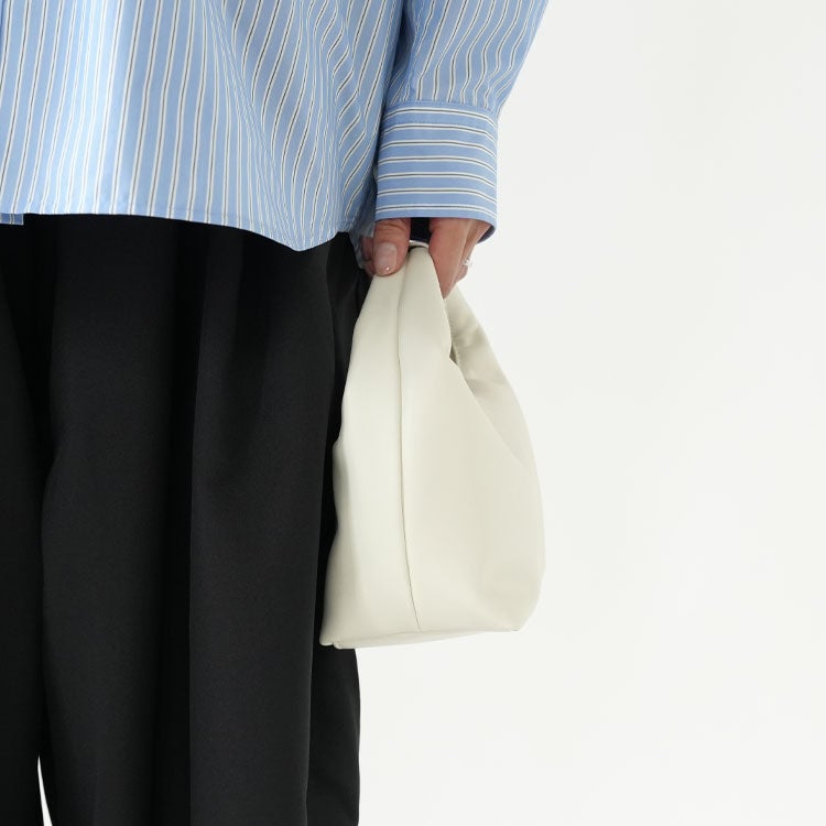 Onehandle Leather Bag ワンハンドルレザーバッグ/62621004/anuke