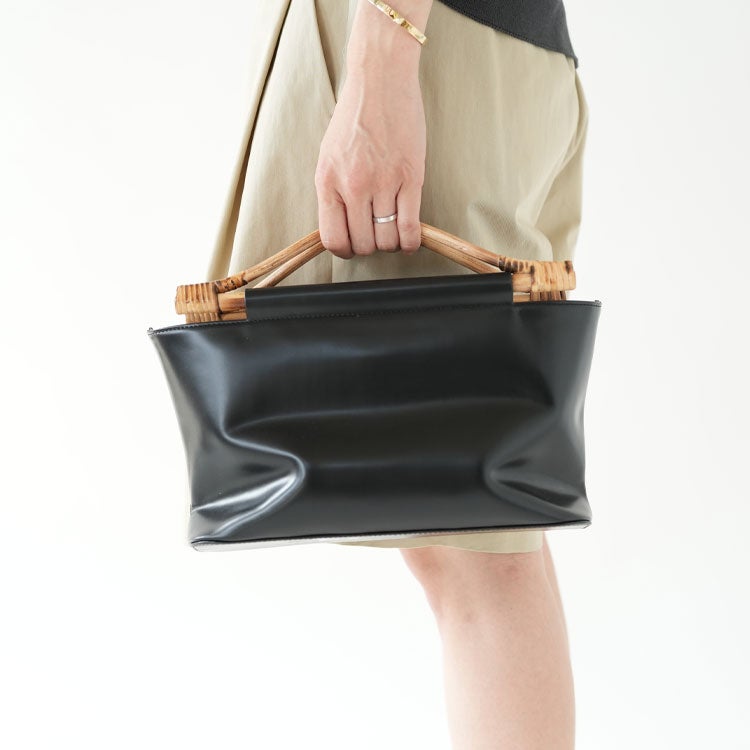 SANG(LATTAN LEATHER HAND BAG)ラタンレザーハンドバッグ