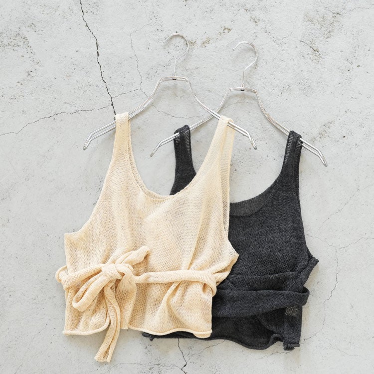 Wrapcami Layered Knit ラップキャミレイヤードニット/62620503/anuke