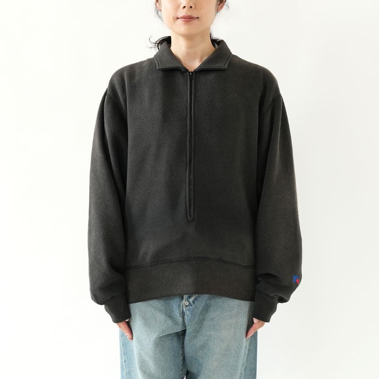 RUSSELL OVER HALF ZIP SWEAT ラッセル オーバーハーフジップスウェット