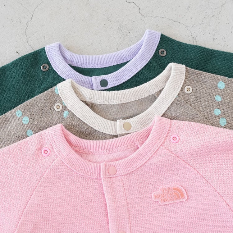 B L/S ROMPERS & 2P BIB ベビー ロングスリーブロンパース＆2Pビブ