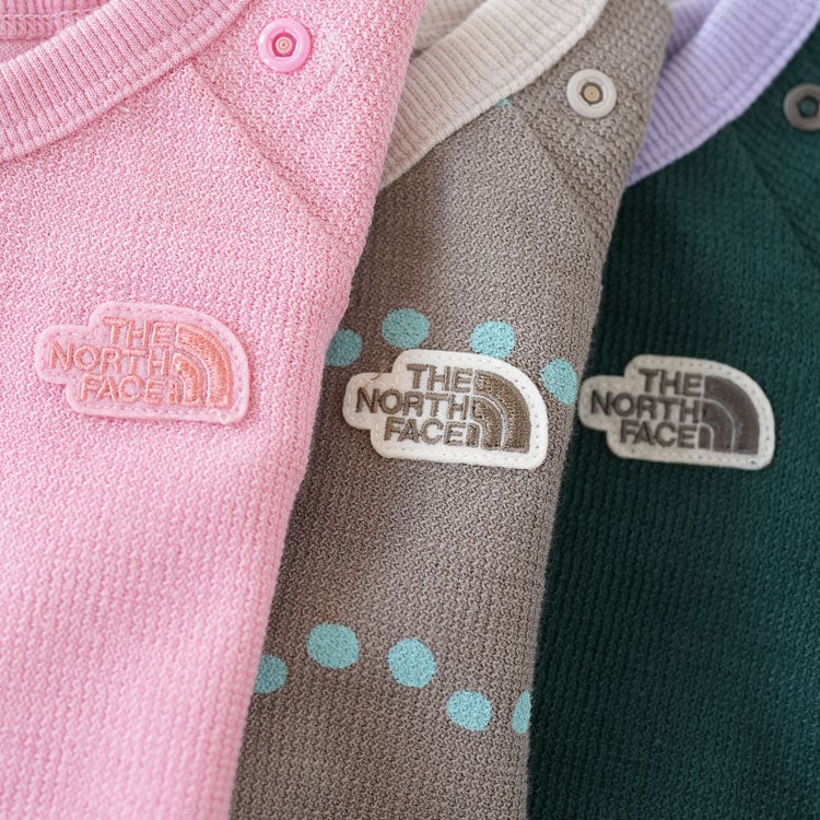 B L/S ROMPERS & 2P BIB ベビー ロングスリーブロンパース＆2Pビブ