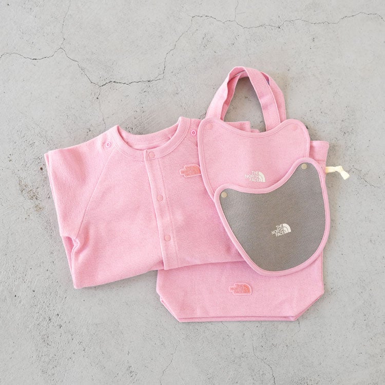 B L/S ROMPERS & 2P BIB ベビー ロングスリーブロンパース＆2Pビブ