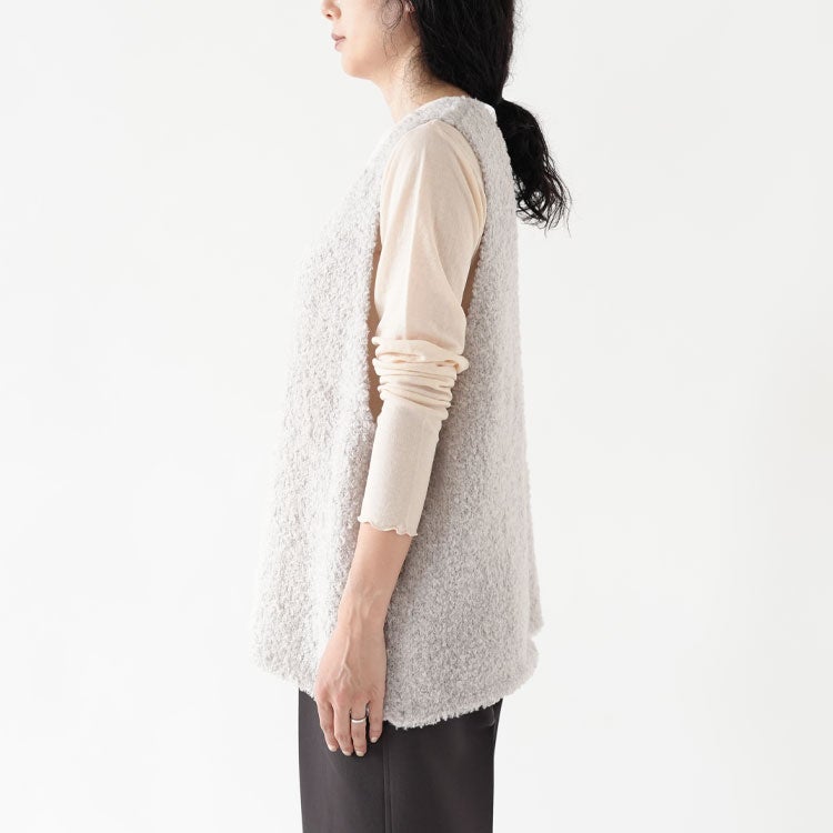 hairy yarn V neck P/O ヘアリーヤーンVネックプルオーバー