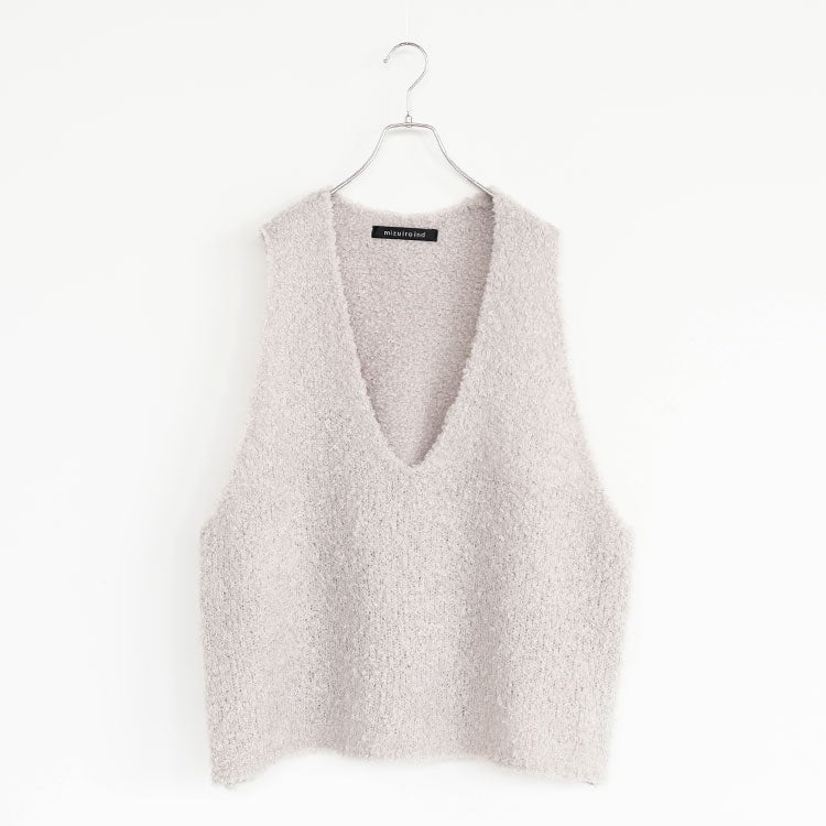hairy yarn V neck P/O ヘアリーヤーンVネックプルオーバー