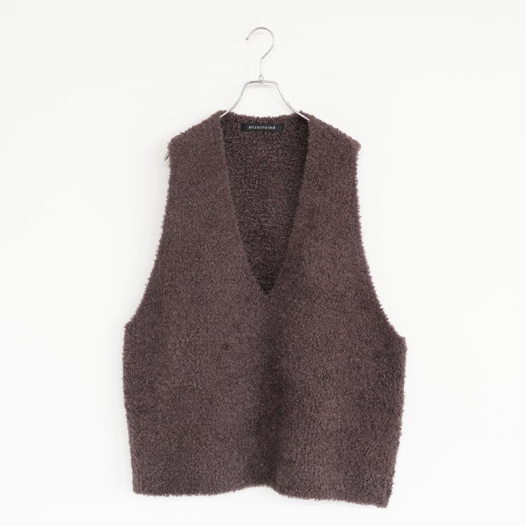 hairy yarn V neck P/O ヘアリーヤーンVネックプルオーバー
