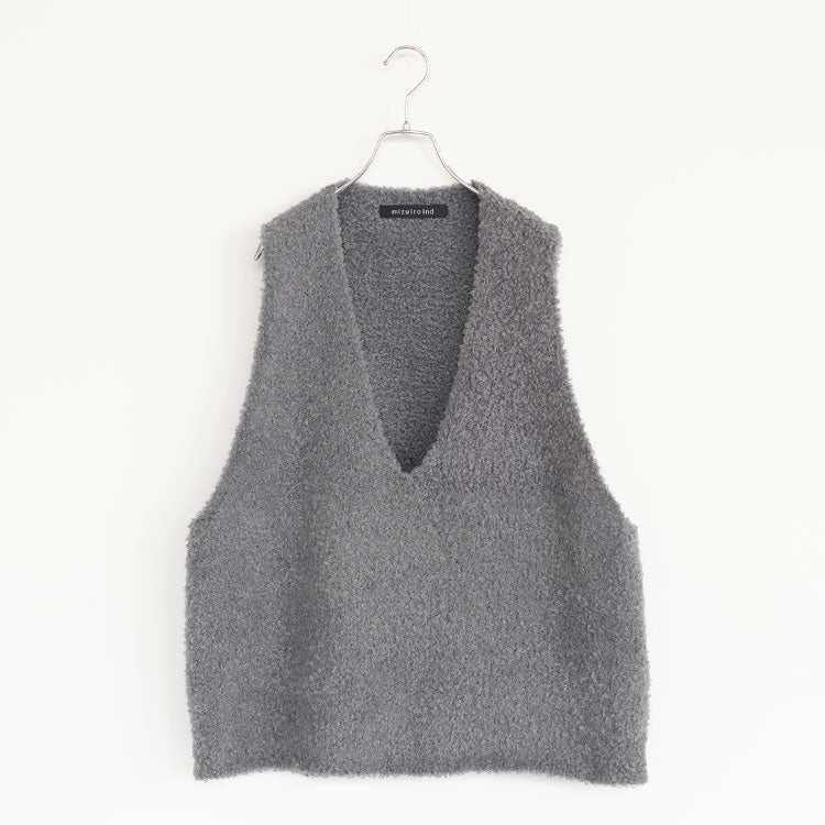 hairy yarn V neck P/O ヘアリーヤーンVネックプルオーバー