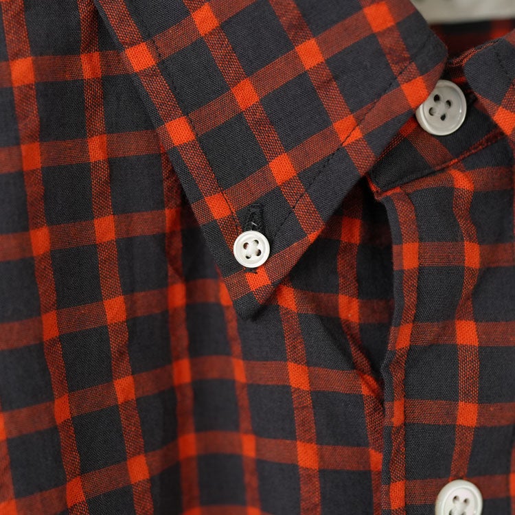 WASHED CHECKED DADDY SHIRT ウォッシュド チェックド ダディーシャツ