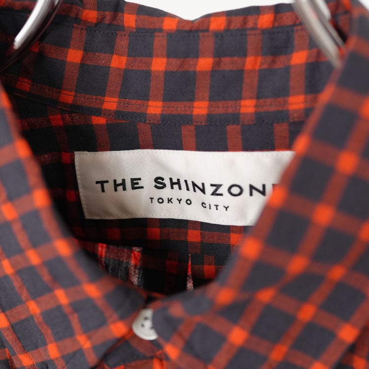 WASHED CHECKED DADDY SHIRT ウォッシュド チェックド ダディーシャツ