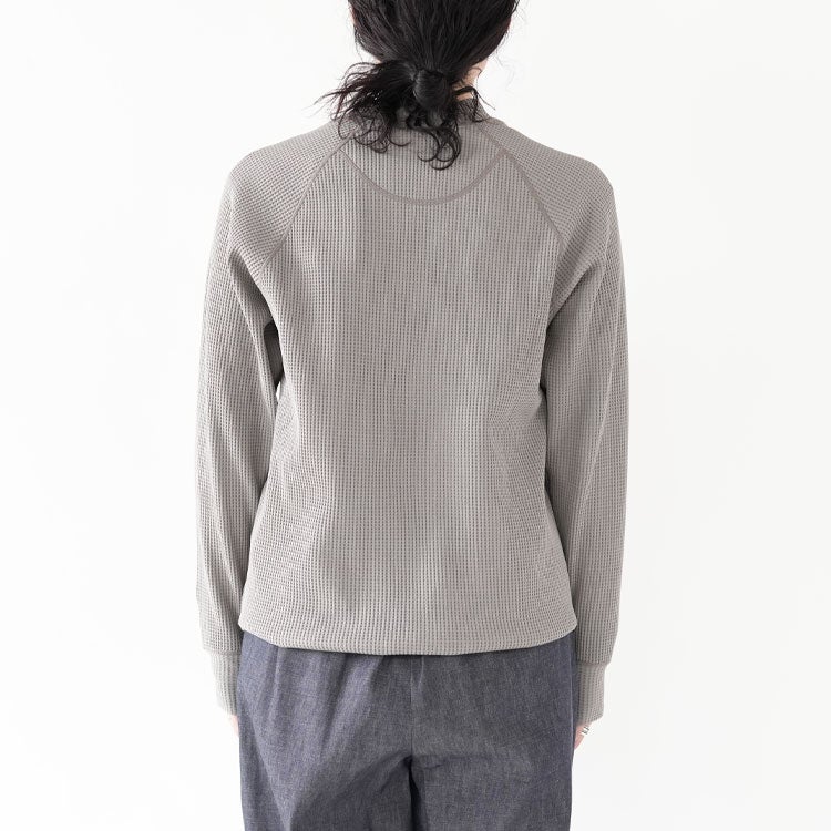 WF Light Mock Neck L/S T-shirt ワッフルライトモックネックロングスリーブティーシャツ