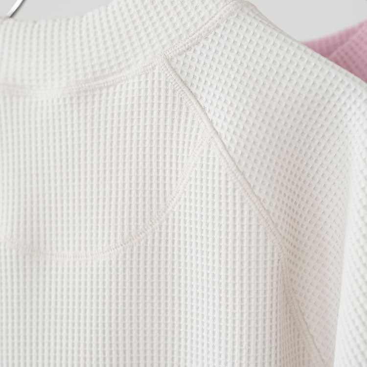 WF Light Mock Neck L/S T-shirt ワッフルライトモックネックロングスリーブティーシャツ