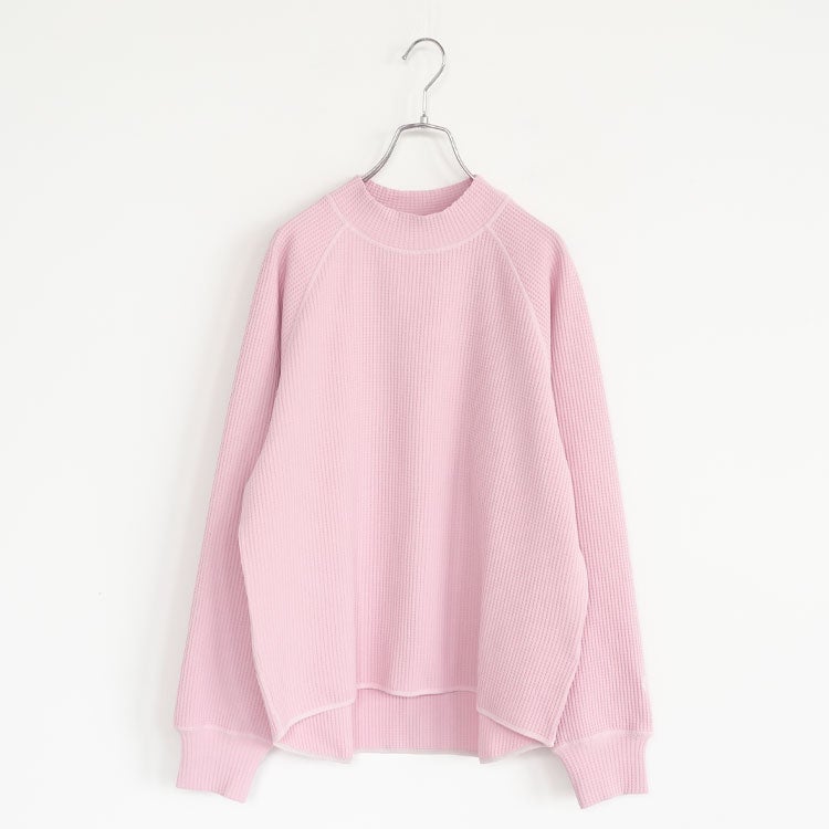 WF Light Mock Neck L/S T-shirt ワッフルライトモックネックロングスリーブティーシャツ