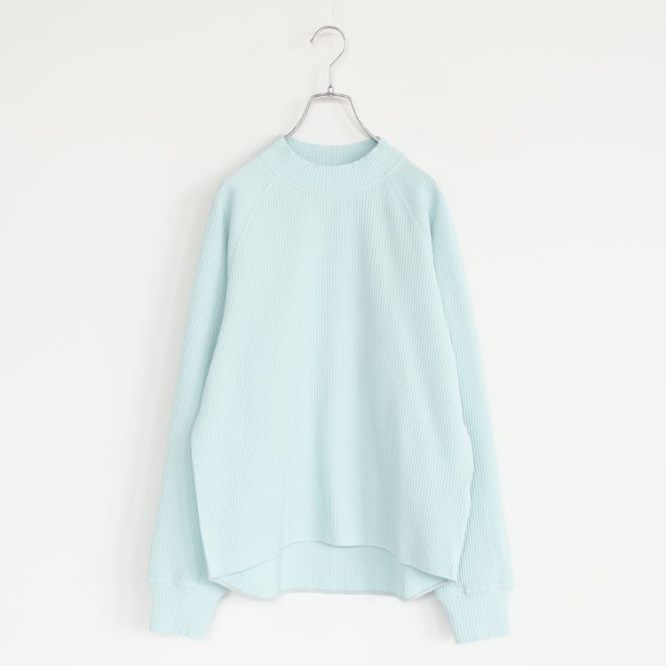 WF Light Mock Neck L/S T-shirt ワッフルライトモックネックロングスリーブティーシャツ