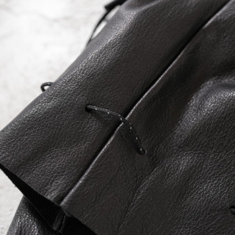 BIG KINCHAKU LEATHER ビッグ巾着レザー
