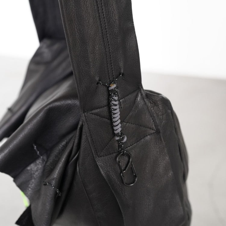 BIG KINCHAKU LEATHER ビッグ巾着レザー