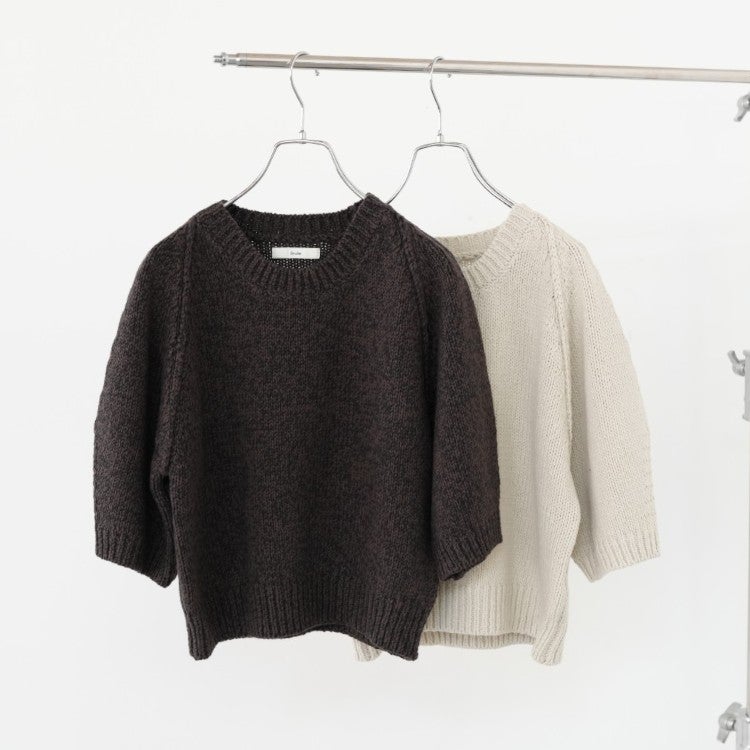 Halfsleeve Raglan Knit ハーフスリーブラグランニット