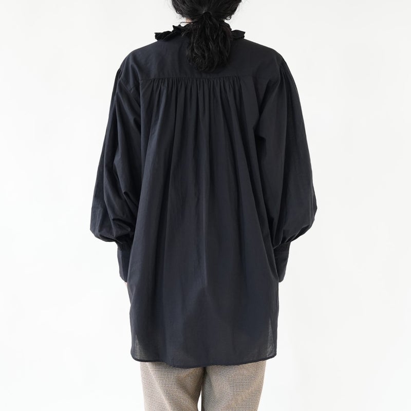 cotton frill collar shirts コットンフリルカラーシャツ