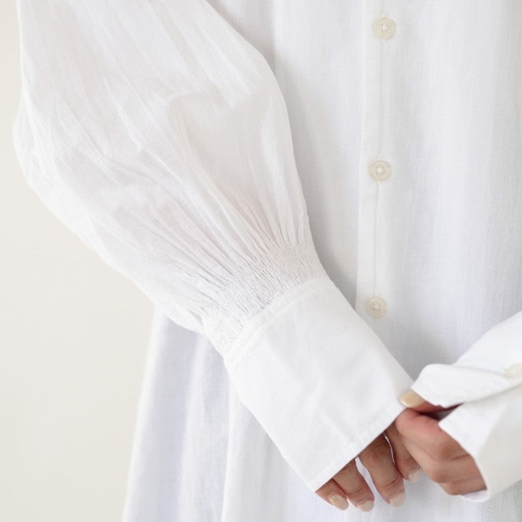 cotton frill collar shirts コットンフリルカラーシャツ