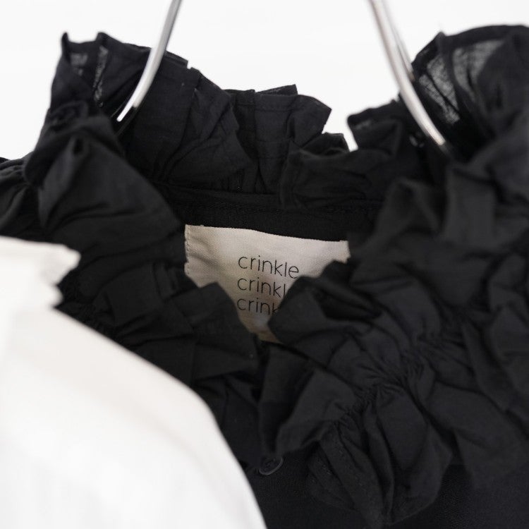 cotton frill collar shirts コットンフリルカラーシャツ
