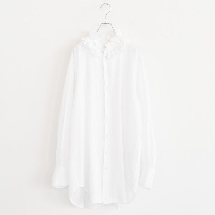 cotton frill collar shirts コットンフリルカラーシャツ