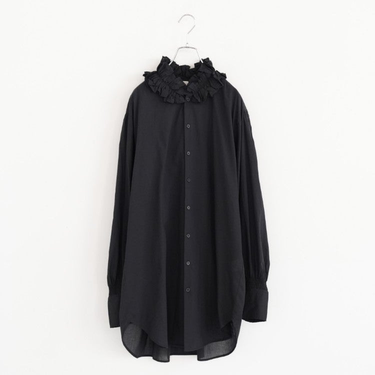 cotton frill collar shirts コットンフリルカラーシャツ