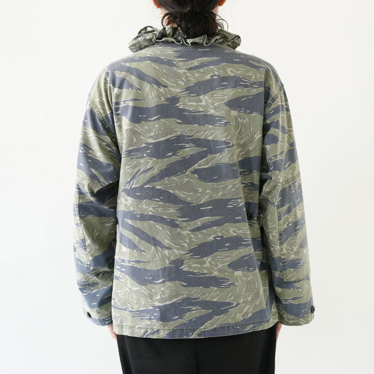 frill collar camo jacket フリルカラー カモ ジャケット