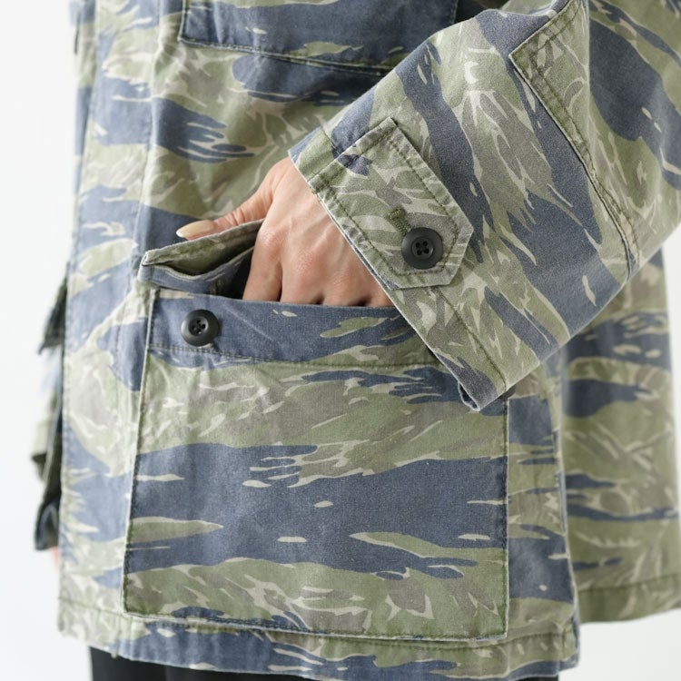 frill collar camo jacket フリルカラー カモ ジャケット