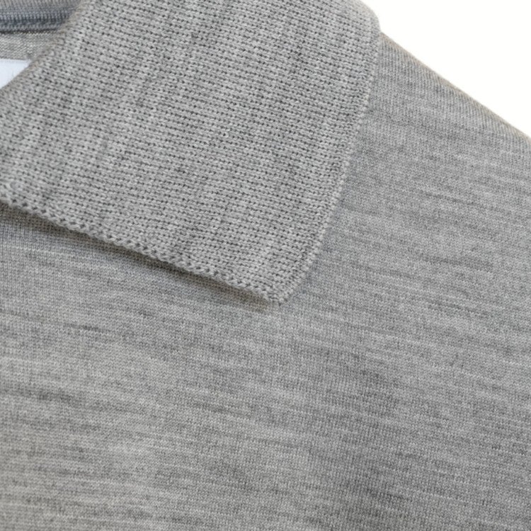 Super 100s Washable Wool Jersey Shirt Cardigan スーパー100s ウォッシャブルウール天竺  シャツカーディガン