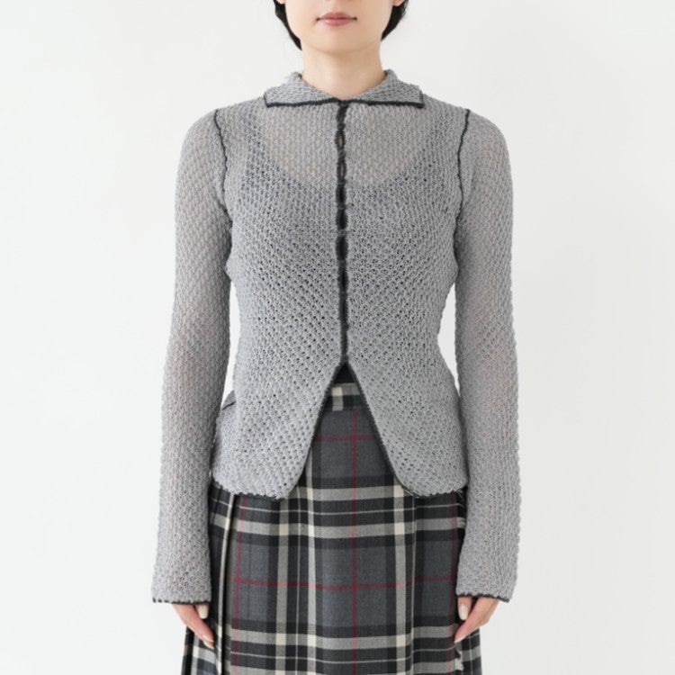 Piping Scarf Knit パイピング スカーフニット