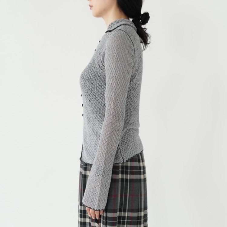 Piping Scarf Knit パイピング スカーフニット
