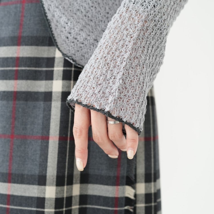 Piping Scarf Knit パイピング スカーフニット