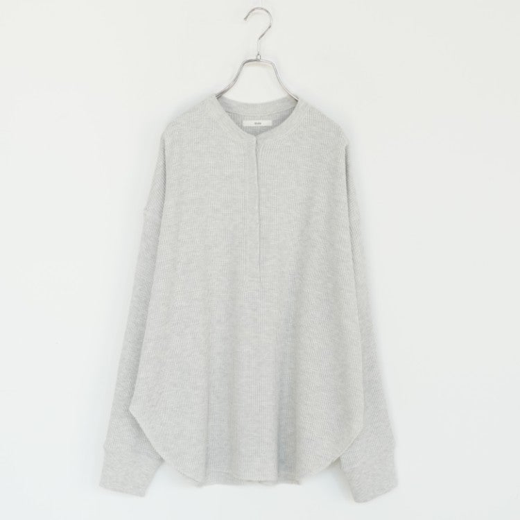 Waffle Loose Henleytops ワッフルルーズ ヘンリートップス