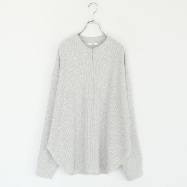 Waffle Loose Henleytops ワッフルルーズ ヘンリートップス