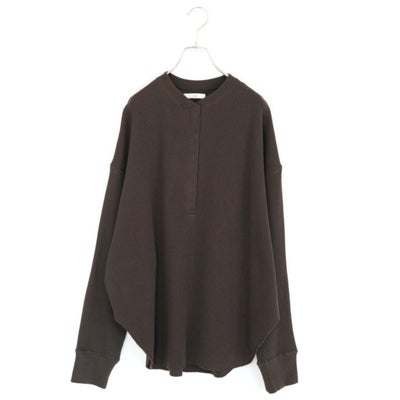 Waffle Loose Henleytops ワッフルルーズ ヘンリートップス