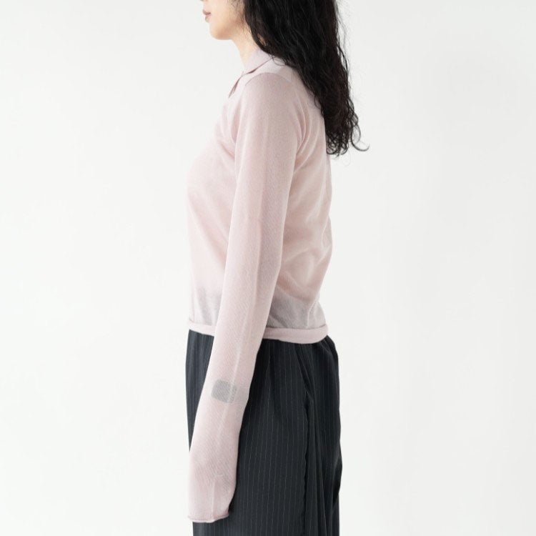 Sheer Polo Knit シアー ポロニット