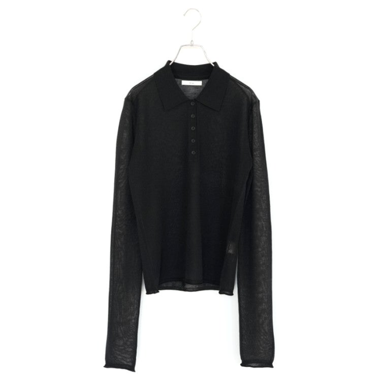 Sheer Polo Knit シアー ポロニット