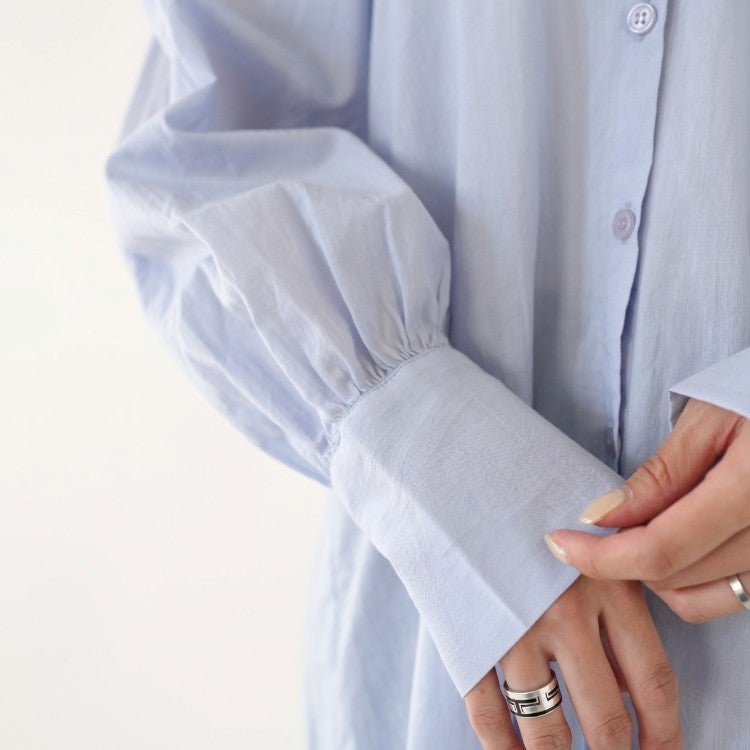double ruffle neck bluose ダブルラッフルネックブラウス